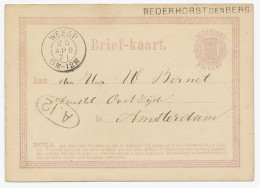 Naamstempel Nederhorst Den Berg 1871 - Storia Postale