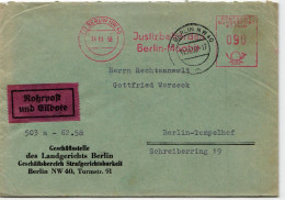 Berlin Auf Brief Freistempler Mit Rohrpost Gelaufen #KD219 - Andere & Zonder Classificatie