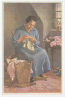 Postal Stationery Switzerland 1926 Knitting Wool - Mother - Baby - Textiel