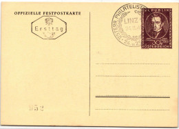 Österreich Als Ganzsache 19. Öst. Philatelistentag Linz 1949 #KD282 - Sonstige & Ohne Zuordnung
