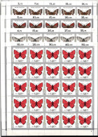 Bund 1512-1519 Postfrisch Als 25er Bögen, Schmetterlinge #JI967 - Sonstige & Ohne Zuordnung
