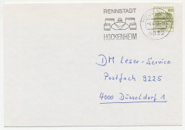 Cover / Postmark Germany 1986 Car Race - Racing Town Hockenheim - Autres & Non Classés