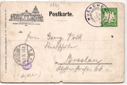 Bayern Privat-Ganzsache Deutsche Sport-Ausstellung München, Gelaufen #JX876 - Postal  Stationery