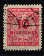 Deutsches Reich 318 B Gestempelt Geprüft Infla #JX918 - Sonstige & Ohne Zuordnung