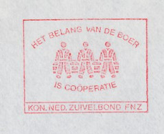 Meter Cover Netherlands 1988 Royal Dutch Dairy Association - Milkman - Rijswijk - Alimentation