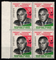 Madagaskar 466 Postfrisch Vierereinheit #KA220 - Madagaskar (1960-...)