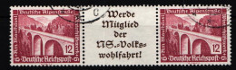Deutsches Reich W 114 Gestempelt #KD042 - Se-Tenant