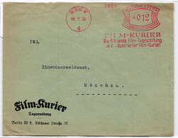 Deutsches Reich Auf Brief Freistempler Film Kurier #KD546 - Other & Unclassified