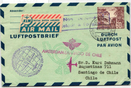 Berlin LF 3 Als Ganzsache Nach Santiago De Chile #KD221 - Autres & Non Classés