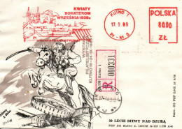 POLOGNE 1989 - Covers & Documents