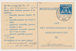 Arbeidslijst G. 18 Locaal Te Rotterdam 1942 - Postal Stationery