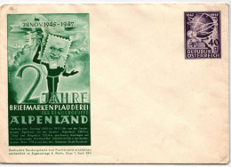 Österreich Als Ganzsache 2 Jahre Briefmarken Plauderei Graz 1947 #KD279 - Other & Unclassified