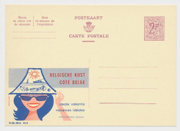 Publibel - Postal Stationery Belgium 1959 Belgium Coast - Vacation - Sun - Sea - Beach - Altri & Non Classificati