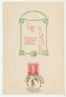 Card / Postmark Brazil 1954 Basketball - South American Championship - Andere & Zonder Classificatie