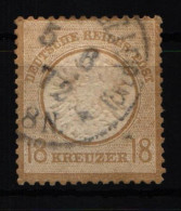 Deutsches Reich 28 Gestempelt Stempel Wohl Falsch #KB875 - Other & Unclassified