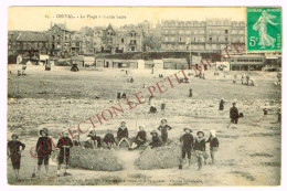 AULT - ONIVAL (80).  Les Enfants Et Leur Château De Sable Sur La Plage . - Onival