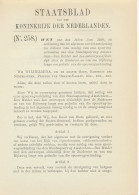 Staatsblad 1930 : Spoorlijn Amsterdam - Den Helder - Historical Documents