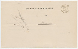 Dienst Drukwerk - Kleinrondstempel Raalte 1889 - Ohne Zuordnung