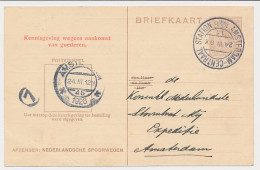 Spoorwegbriefkaart G. NS198 B - Locaal Te Amsterdam 1926 - Entiers Postaux