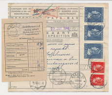 Em. Konijnenburg Pakketkaart Den Haag - Duitsland 1948 - Ohne Zuordnung