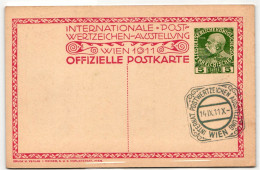 Österreich Als Ganzsache Internationale Postwertzeichen-Ausstellung 1911 #KD274 - Andere & Zonder Classificatie