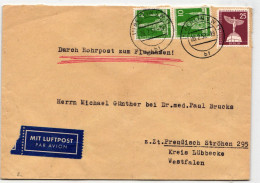Berlin 144, 147 Auf Brief Als Mischfrankatur Rohrpost #KD203 - Autres & Non Classés