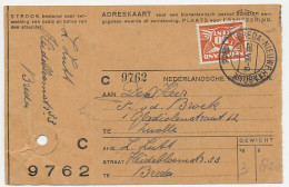 Em. Duif Adreskaart / Pakketkaart Binnenland Breda 1944 - Unclassified