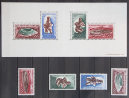 Dahomey 360-363 Und Block 15 Postfrisch Olympische Spiele 1968 Mexico #KO105 - Autres & Non Classés