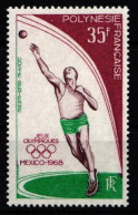 Polynesien 89 Postfrisch Olympische Spiele 1968 Mexico #KO131 - Other & Unclassified