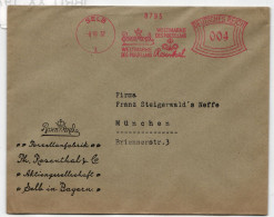 Deutsches Reich Auf Brief Freistempler, Motiv Porzellan #KD238 - Autres & Non Classés