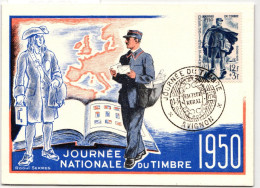 Frankreich 881 Auf Postkarte Tag Der Briefmarke 1950 #KD260 - Autres & Non Classés