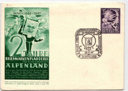 Österreich Als Ganzsache 2 Jahre Briefmarkenplauderei Graz 1947 #KD280 - Otros & Sin Clasificación