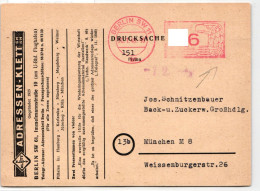 Deutsches Reich Auf Brief Freistempler Klett GmbH #KD528 - Other & Unclassified