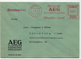 Deutsches Reich Auf Brief Freistempler AEG #KD550 - Andere & Zonder Classificatie