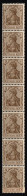 Deutsches Reich 84 Postfrisch 7er Streifen Mit Ansatz Rollenanfang #KB957 - Altri & Non Classificati