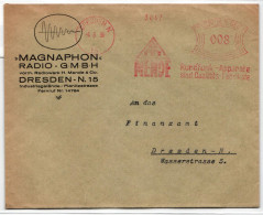Deutsches Reich Auf Brief Freistempler Magnophon Radio G.m.b.H. #KD547 - Other & Unclassified