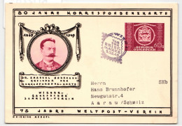 Österreich Als Ganzsache Tag Der Briefmarke 1949 #KD278 - Autres & Non Classés