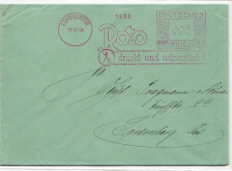 Deutsches Reich Auf Brief Freistempler Roto #KD540 - Autres & Non Classés