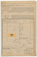 Vrachtbrief NS Zwolle - Hasselt 1927 - Unclassified