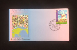 D) 2006, UNITED NATIONS, FIRST DAY COVER, ISSUE, CHILDREN'S DESIGN, MY DREAM OF PEACE, KOSSHAPAN PAITOON, DREAM OF METHA - Autres & Non Classés