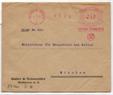 Deutsches Reich Auf Brief Freistempler Baier Und Schneider #KD531 - Other & Unclassified