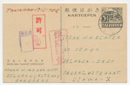 POW Card Bandoeng - Camp DJAWA - X Djakarta Neth. Indies 1944 - Netherlands Indies