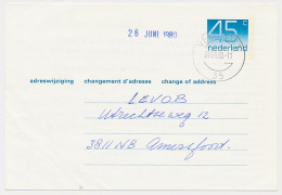 Verhuiskaart G. 46 Duitsland - Veldpost Utrecht - Uit Buitenland - Postal Stationery