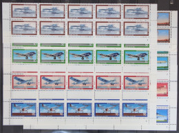 BRD Bund Lot Luftfahrt Postfrisch Als 10er Bogenteil Mit Formnummer #KM492 - Sonstige & Ohne Zuordnung