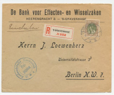 Em. Bontkraag Aangetekend Den Haag - Duitsland 1915 - Unclassified