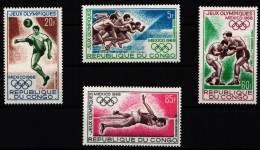 Kongo 167-170 Postfrisch Olympische Spiele 1968 Mexico #KO122 - Autres & Non Classés
