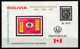 Bolivien Block 52 Postfrisch #KR328 - Bolivie