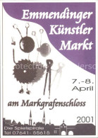 71913470 Emmendingen Plakat Emmendinger Kuenstler Markt Am Markgrafenschloss Emm - Emmendingen