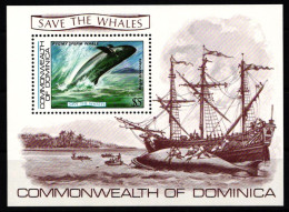 Dominica Block 81 Postfrisch #KO974 - Vie Marine