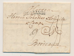 Amsterdam - Bordeaux Frankrijk 1786 - D Hollande - ...-1852 Prephilately